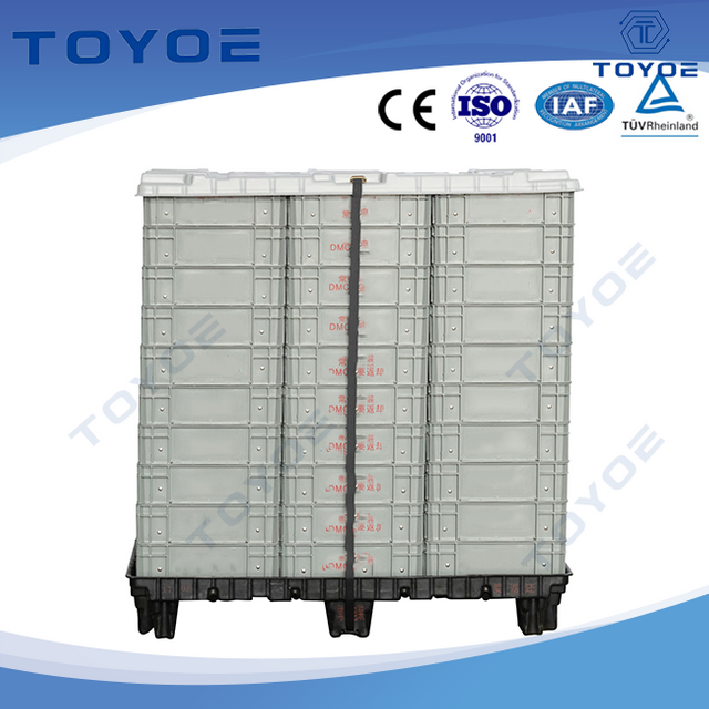 กล่อง Spacesaver มีพื้นที่เก็บข้อมูลที่มีประสิทธิภาพพื้นที่ 5x ที่ยุบได้ 