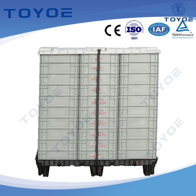 กล่อง Spacesaver มีพื้นที่เก็บข้อมูลที่มีประสิทธิภาพพื้นที่ 5x ที่ยุบได้ 