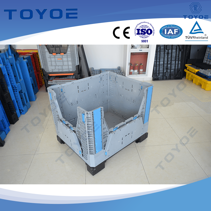 คอนเทนเนอร์ HDPE ที่ใช้งานได้หลายแบบทนทานตามมาตรฐานของสหภาพยุโรป