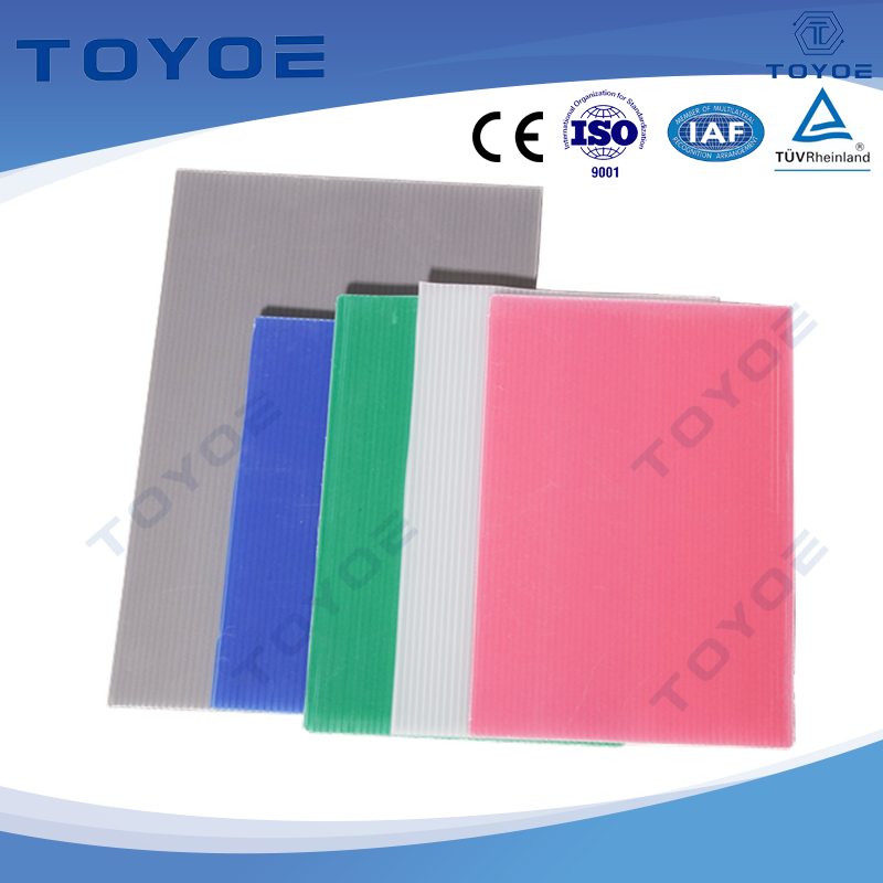 แผงพลาสติกที่มีน้ำหนักเบาอเนกประสงค์ในสีสันสดใส