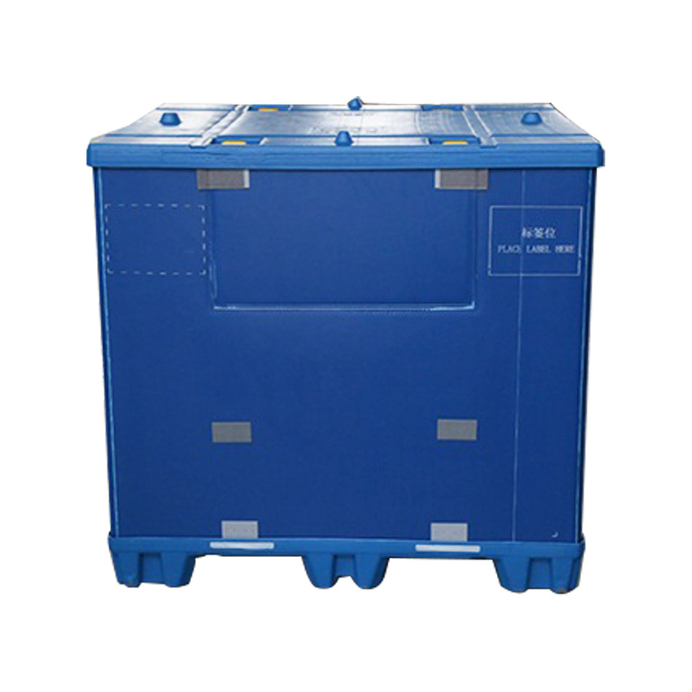 กล่องบรรจุภัณฑ์พลาสติก HDPE สีเขียวรีไซเคิลมาตรฐาน