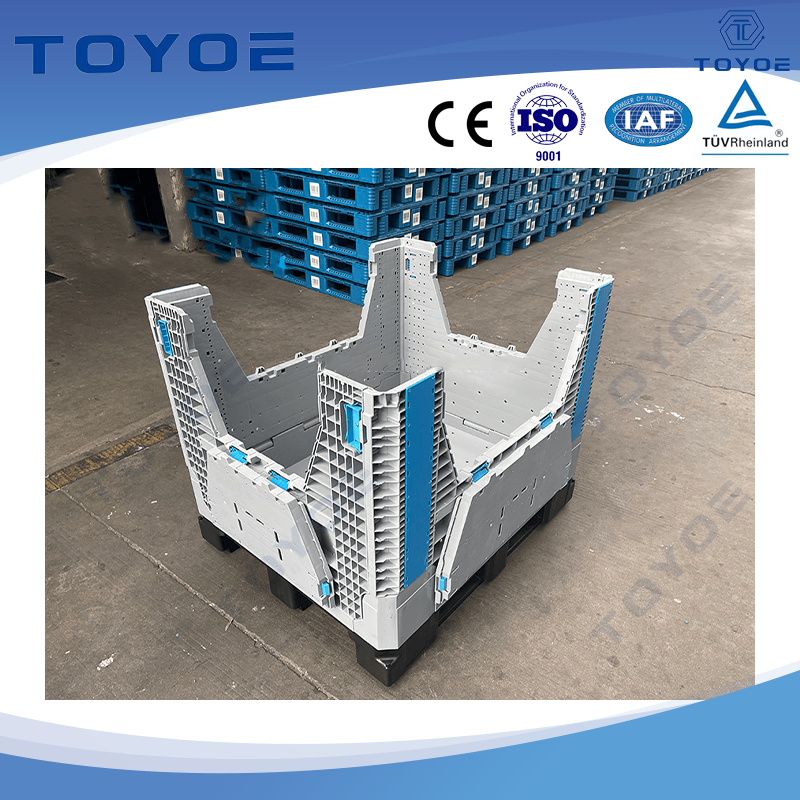คอนเทนเนอร์ HDPE ที่ใช้งานได้หลายแบบทนทานตามมาตรฐานของสหภาพยุโรป