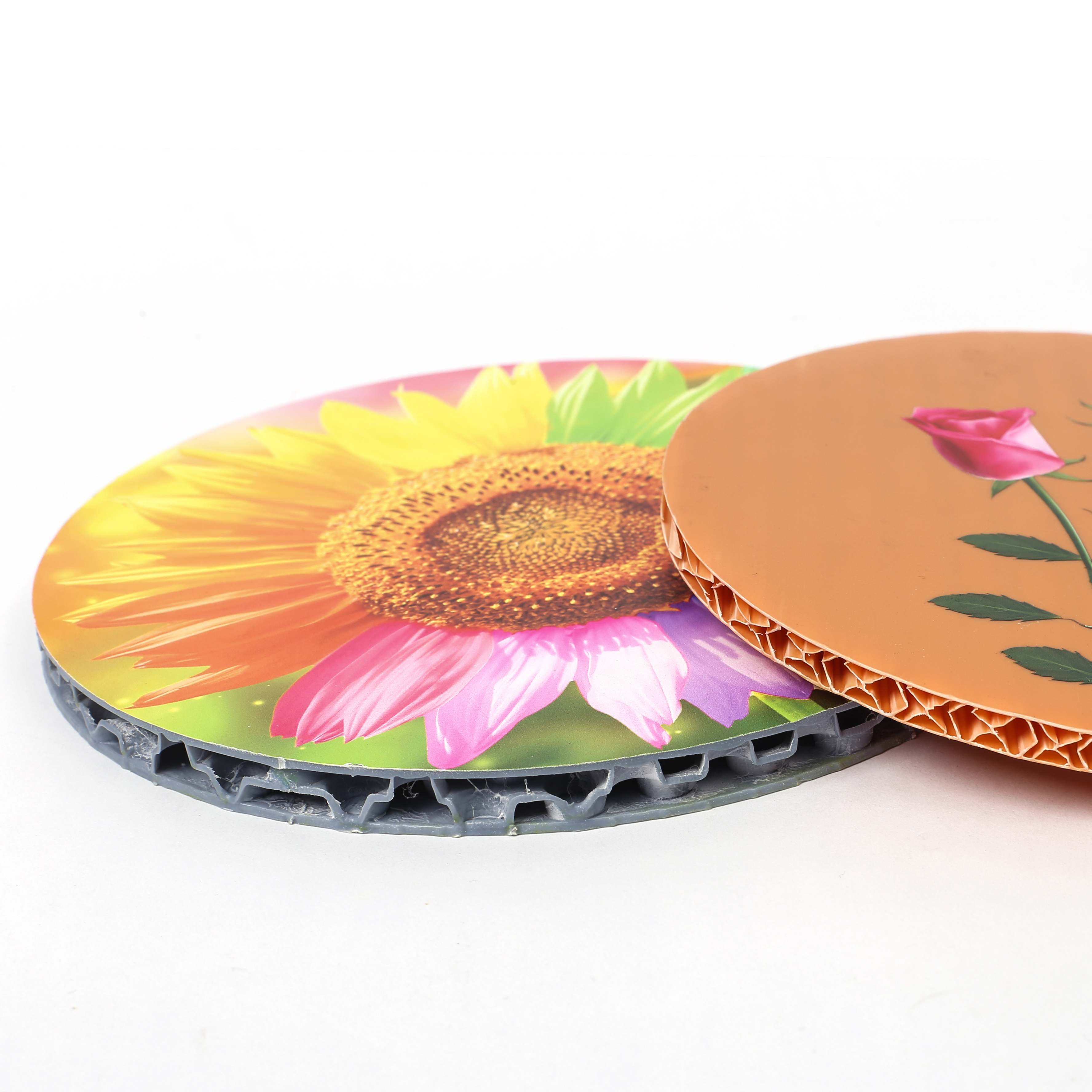 แผ่นรังผึ้งพลาสติกพิมพ์ลาย