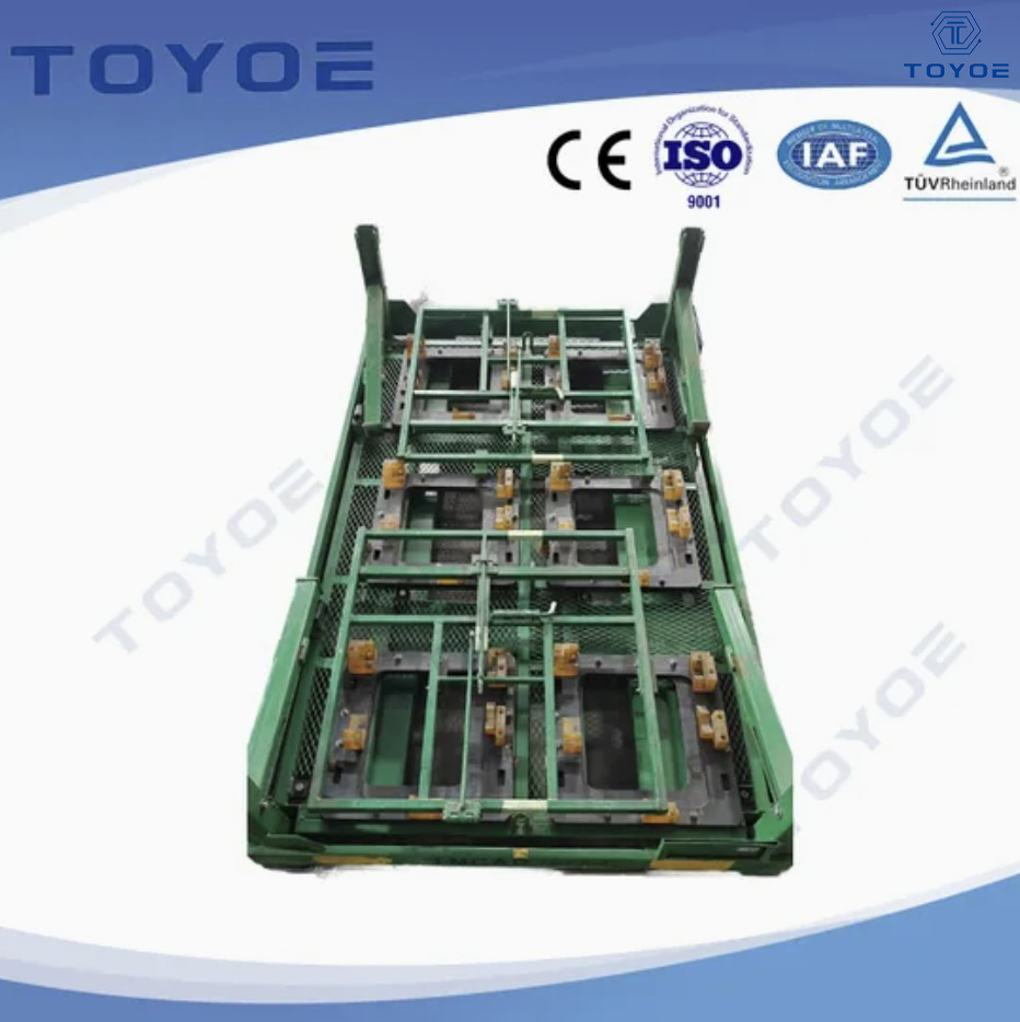 TOYOE ชั้นวางชิ้นส่วนเครื่องยนต์ยานยนต์สำหรับโซลูชันการจัดเก็บและขนส่งเหล็กสำหรับงานหนัก