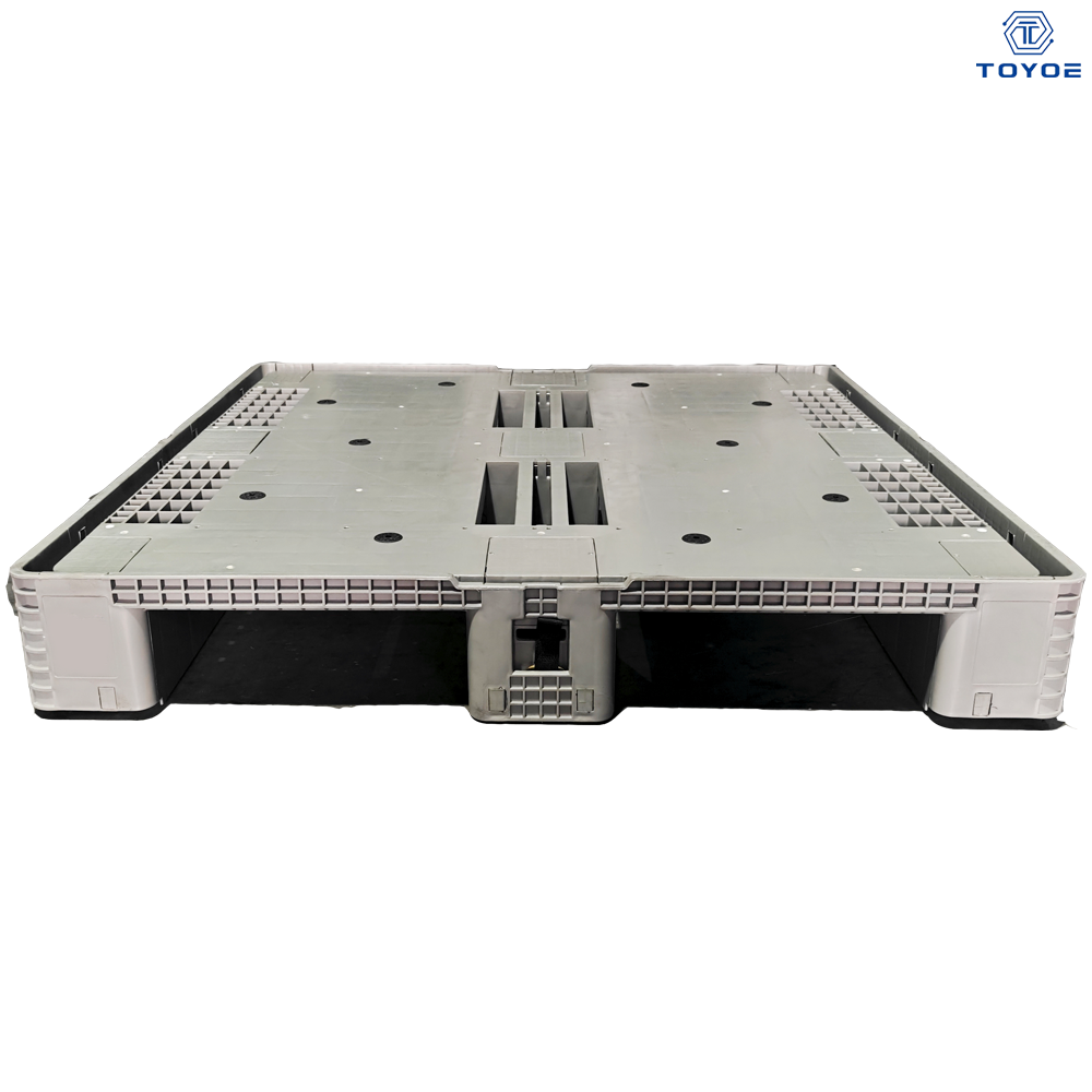 ตัวอย่างฟรีขนาด 1100*1100*1100 มม. มอบให้ในกล่องพาเลทพลาสติกที่มีขั้นต่ำหนึ่งชิ้น