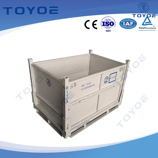 โลโก้กล่องโลหะช่วยในการจัดการรถยก