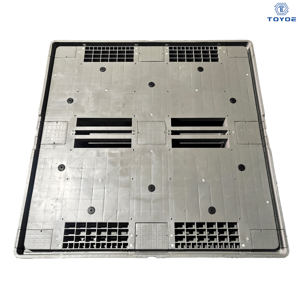 ตัวอย่างฟรีขนาด 1100*1100*1100 มม. มอบให้ในกล่องพาเลทพลาสติกที่มีขั้นต่ำหนึ่งชิ้น