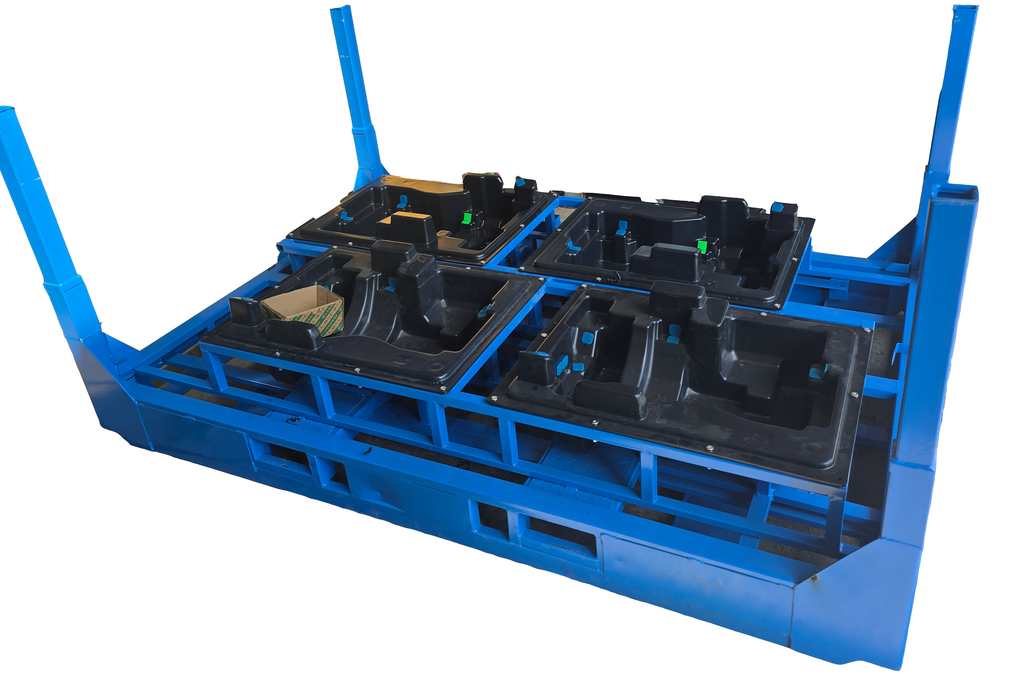 ชั้นวางวัสดุโลหะแบบกำหนดเองสำหรับบุด้านในของถาดตุ่ม